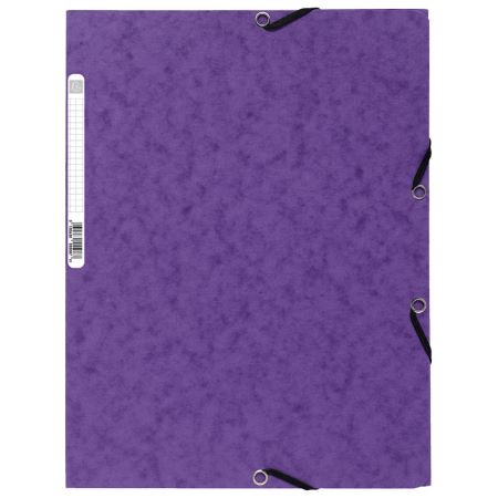 Fascikl s gumicom na rubovima ljubičasti